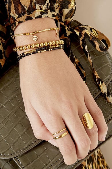 Armband Daisies For You Goldfarbe Kupfer h5 Bild3